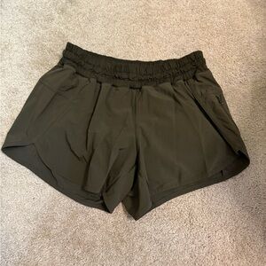 lululemon athletica Olive Green Athletic Shorts